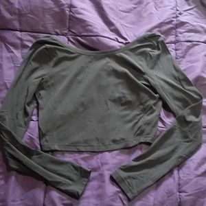 Lululemon Long Sleeve Crop Top